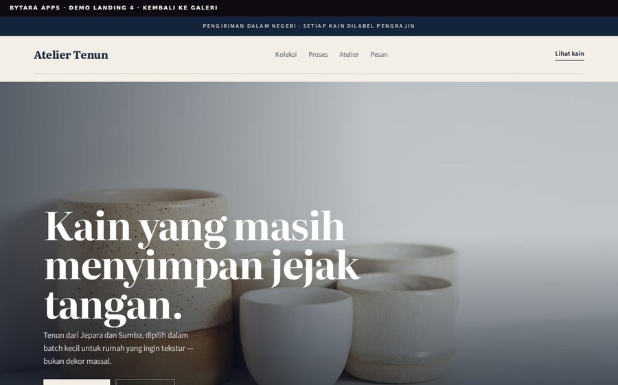 Preview Landing Page 4