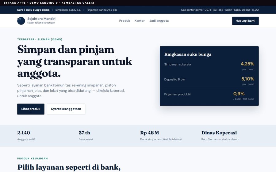 Preview Landing Page 9